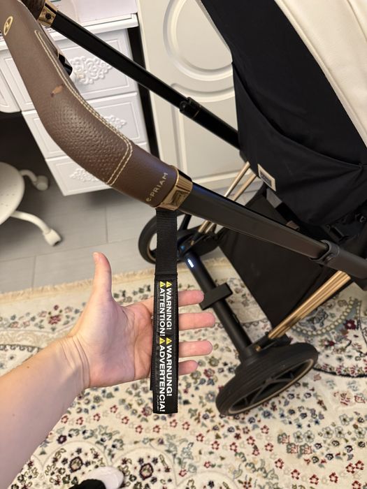 Дитячий візочок Cybex e-priam off white