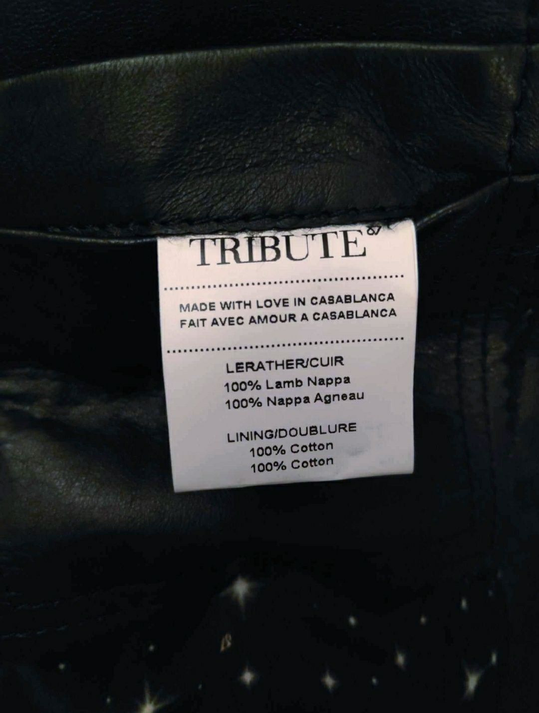 Ramoneska ćwiekowana kurtka skórzana Tribute27 ze skóry jagnięcej napp