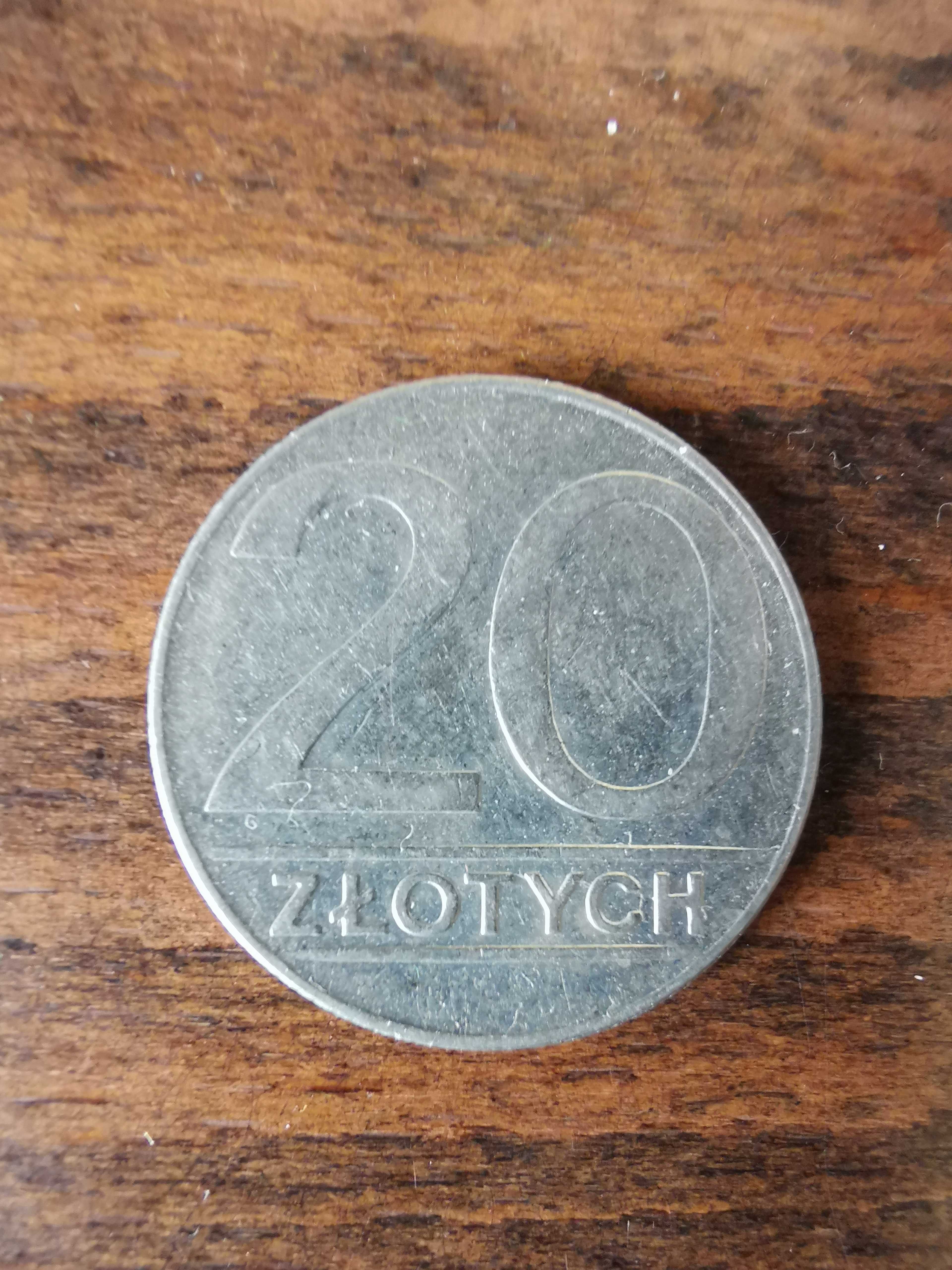 Moneta kolekcjonerska PRL, 20 zł z 1989 r.