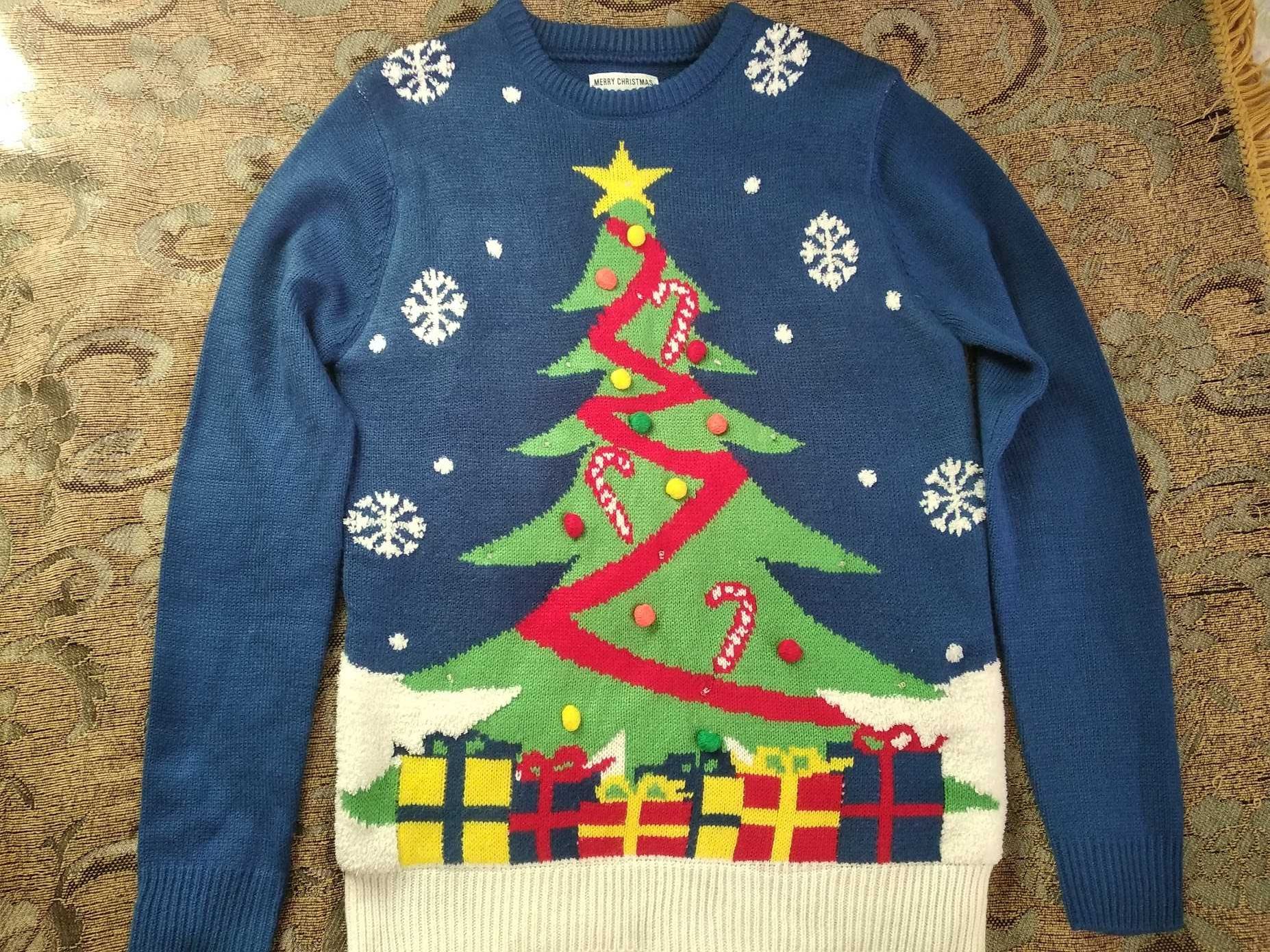 Детские новогодние свитера, p. S, XS