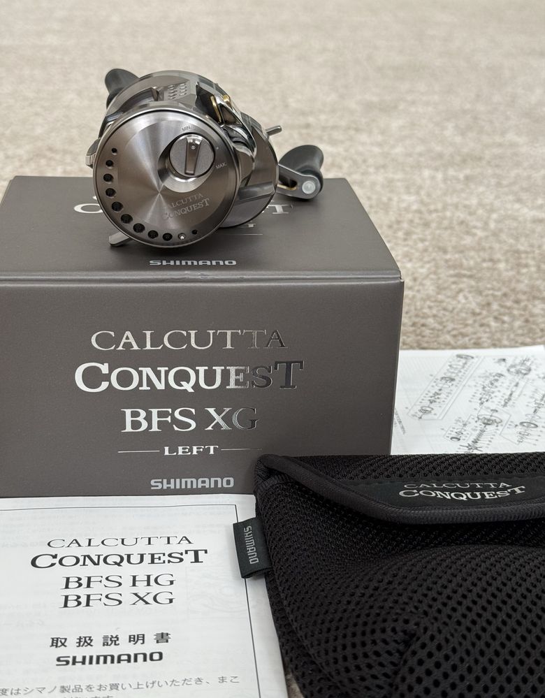 Кастингова риболовна котушка Shimano 23 Calcutta Conquest BFS XG 8.9