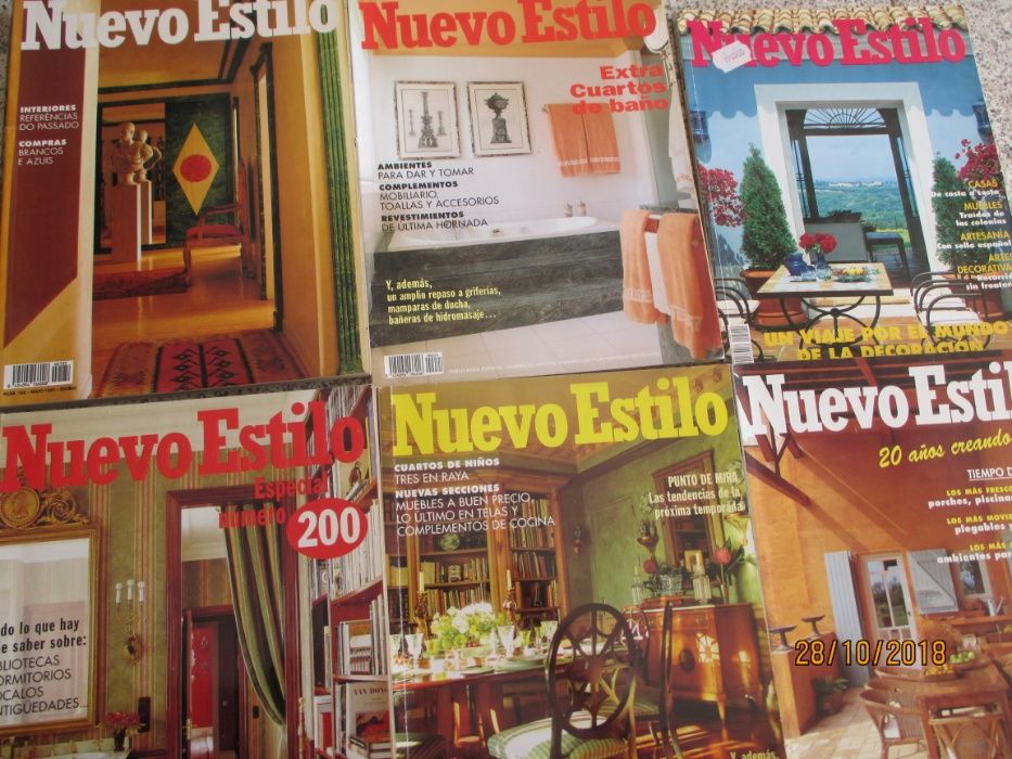 25 revistas antigas de decoração