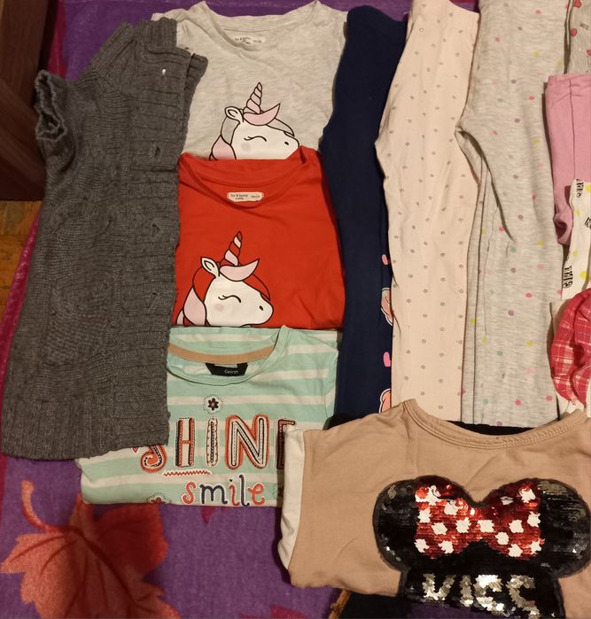 Paka zestawu ubrań dla dziewczynki z Fox&Bunny roz104cm 3/4/5 lat