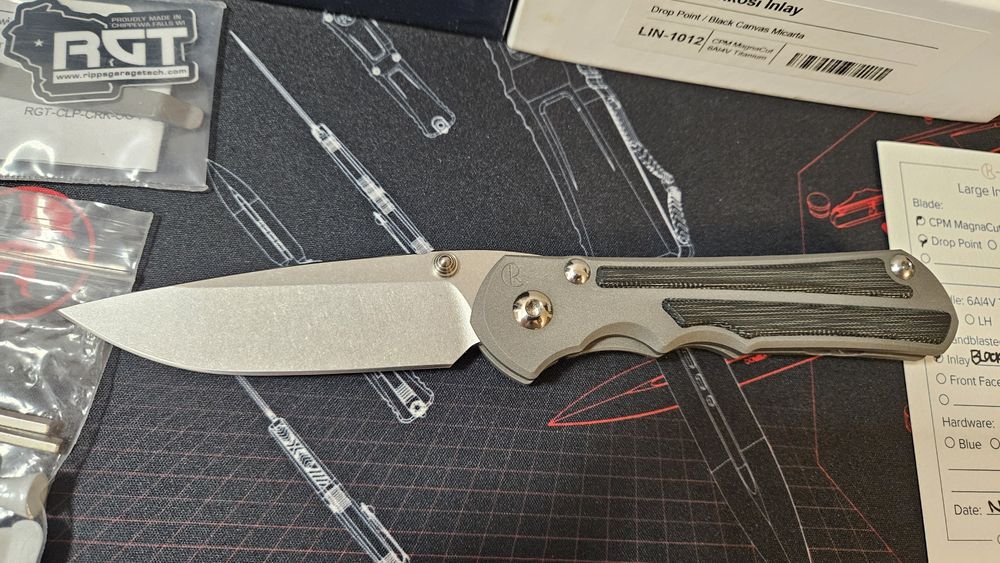 Nóż Chris Reeve Knives Large Inkosi Black Micarta Magnacut