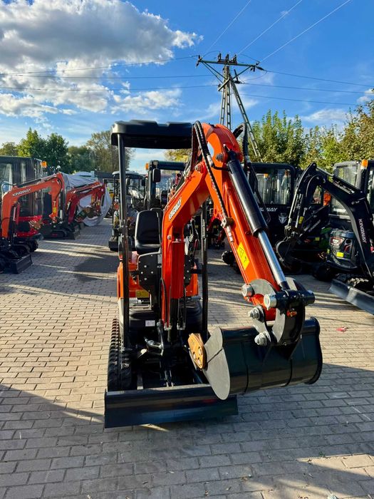 Minikoparka Kingway VIP PRO 1000kg DIESEL CHŁOD olej PEŁNE WYPOSAŻENIE