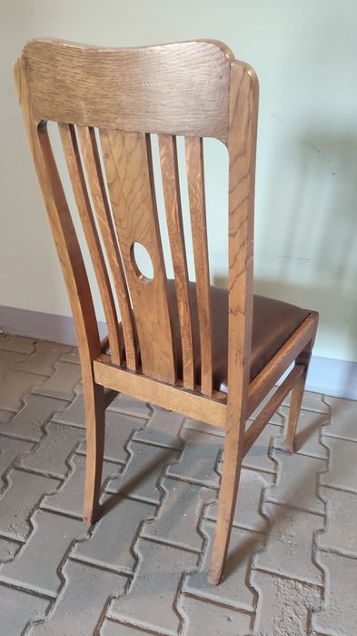 Okrągły solidny stół 90cm na jednej nodze