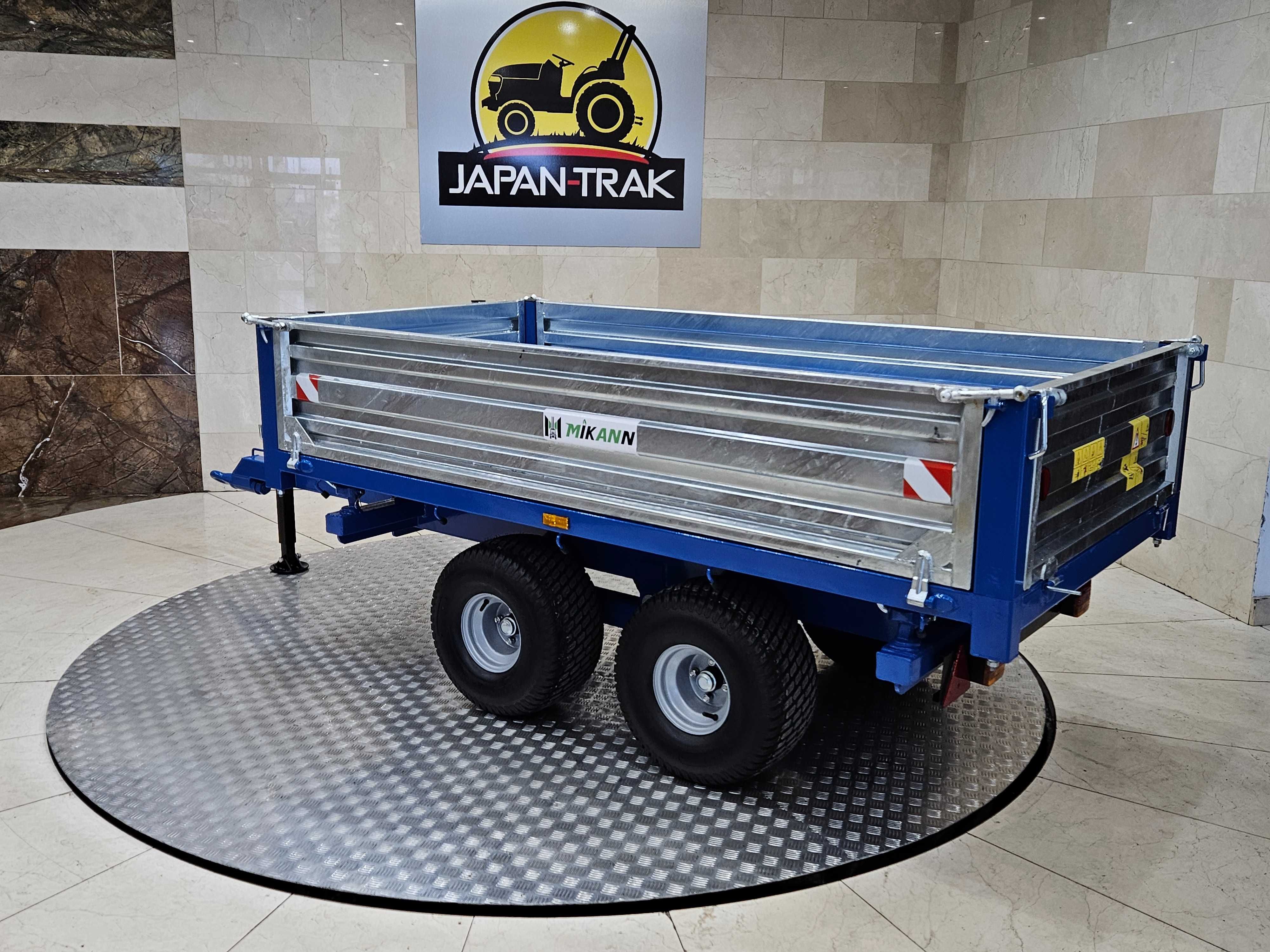 Przyczepa, wywrot 3 stronny,240x125x40,2.5T,RATY 0%,MIKANN,JAPAN TRAK