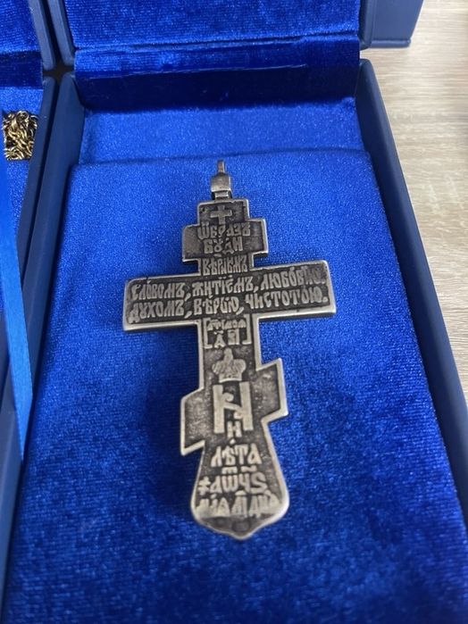 Срібний хрест священника 84 проба