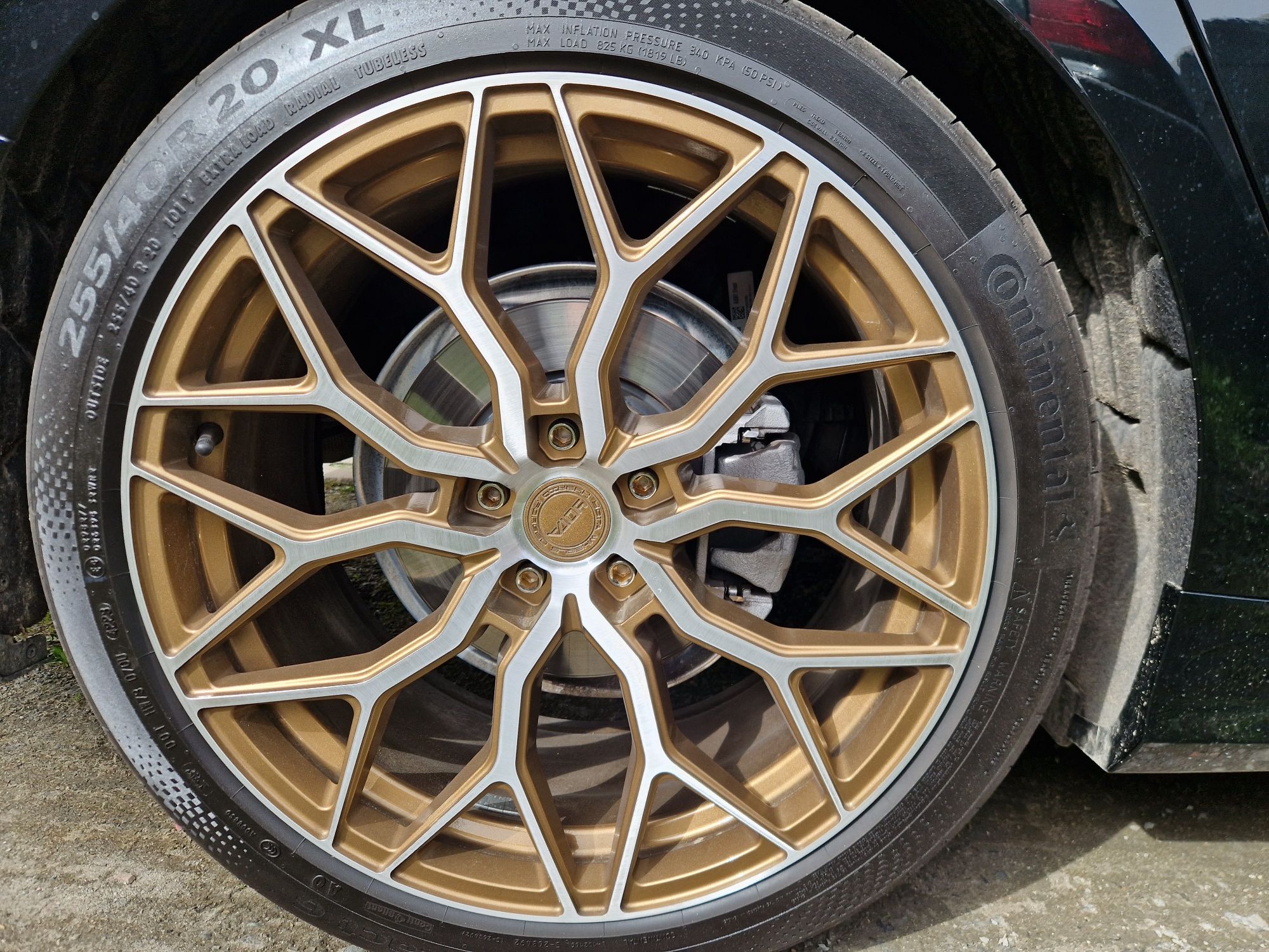 Koła Felgi yota 20" 9J 5x112 et 35 audi a6 concaver Continental 255/35