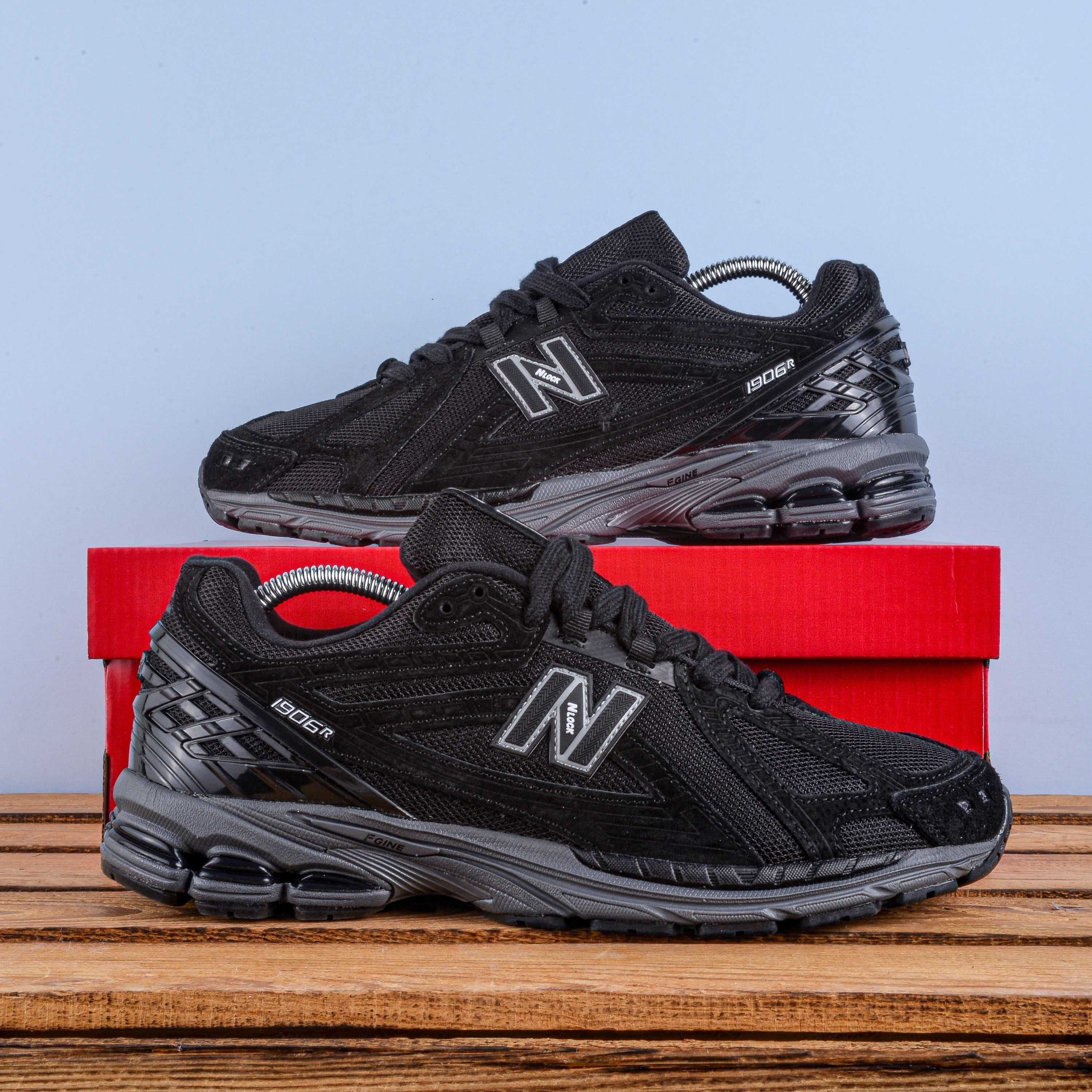 (1922) Чоловічі Кросівки New Balance 1906R чорні (41-46) нб ню беленс