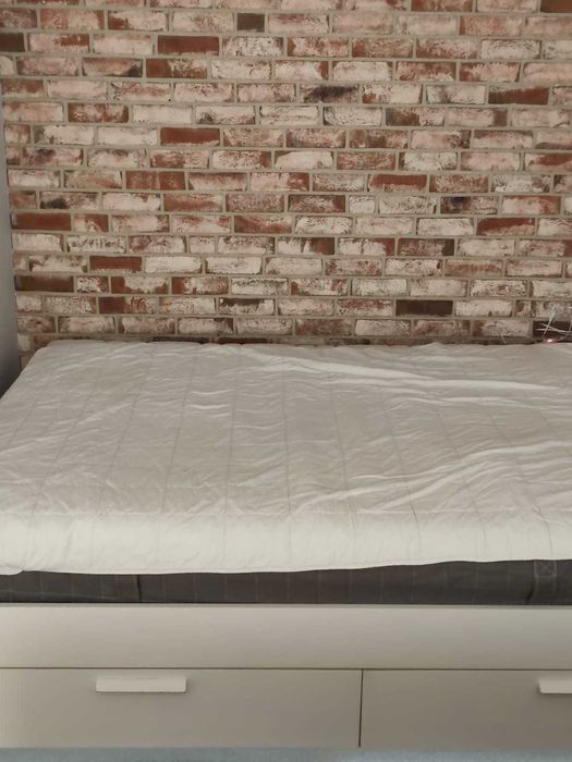 Łóżko,, Brimnes" , kolor biały