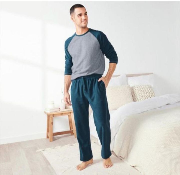Флісові та котонові чоловічі піжами Livergy розміра від S до 2XL