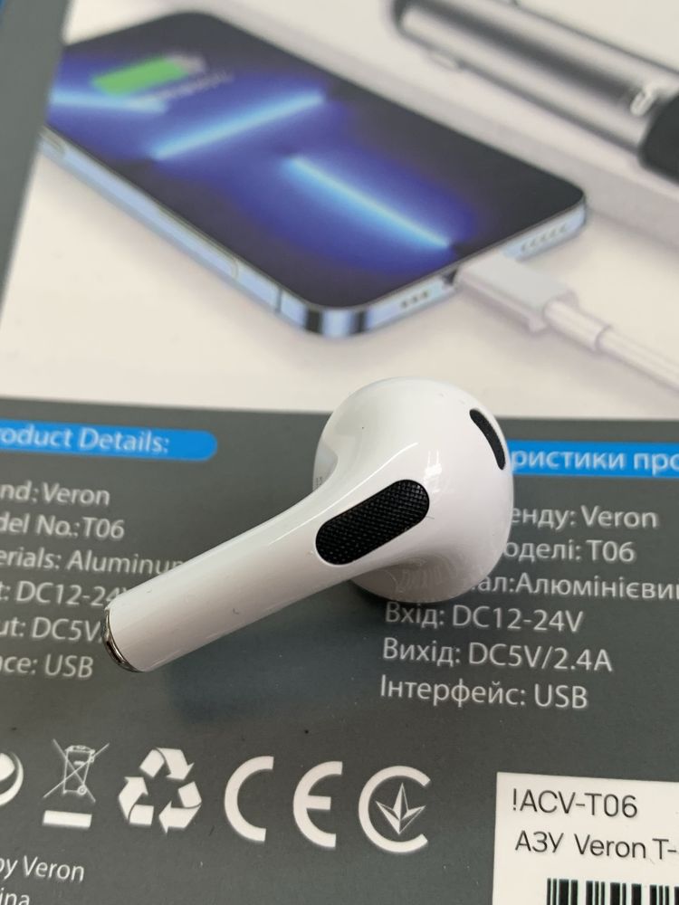 Продам навушник ухо праве airpods 3