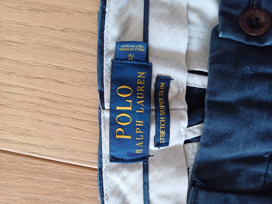 Chinosy chłopięce granatowe Polo Ralph Lauren