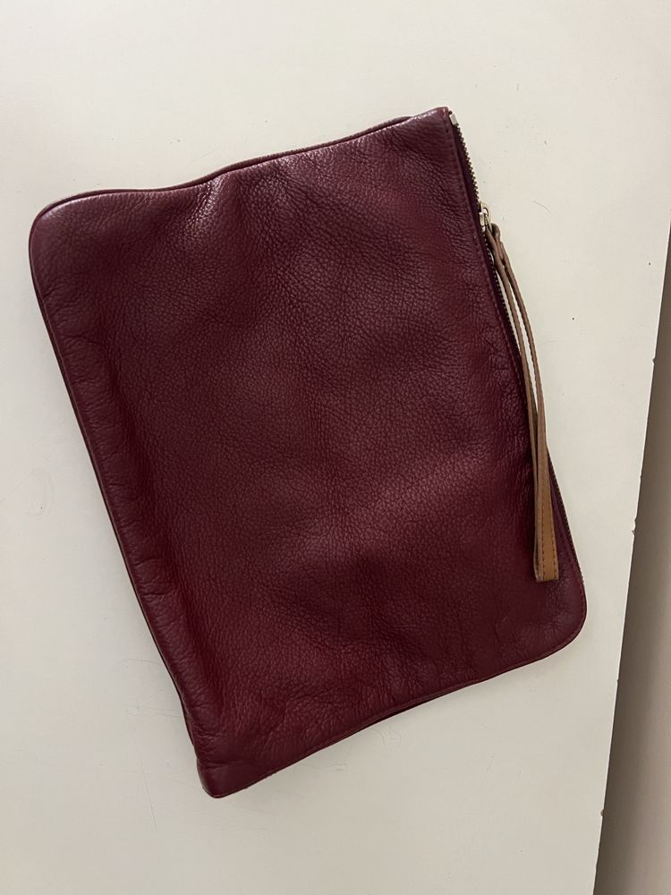 Mala Massimo Dutti em pele