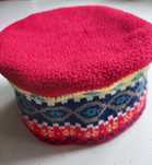 Czapka, beret dziewczęcy
