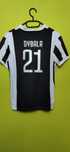 Koszulka t-shirt piłkarski Juventus P. Dybała 21 Adidas biało czarny