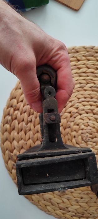 Stare żelazko z duszą antyk vintage