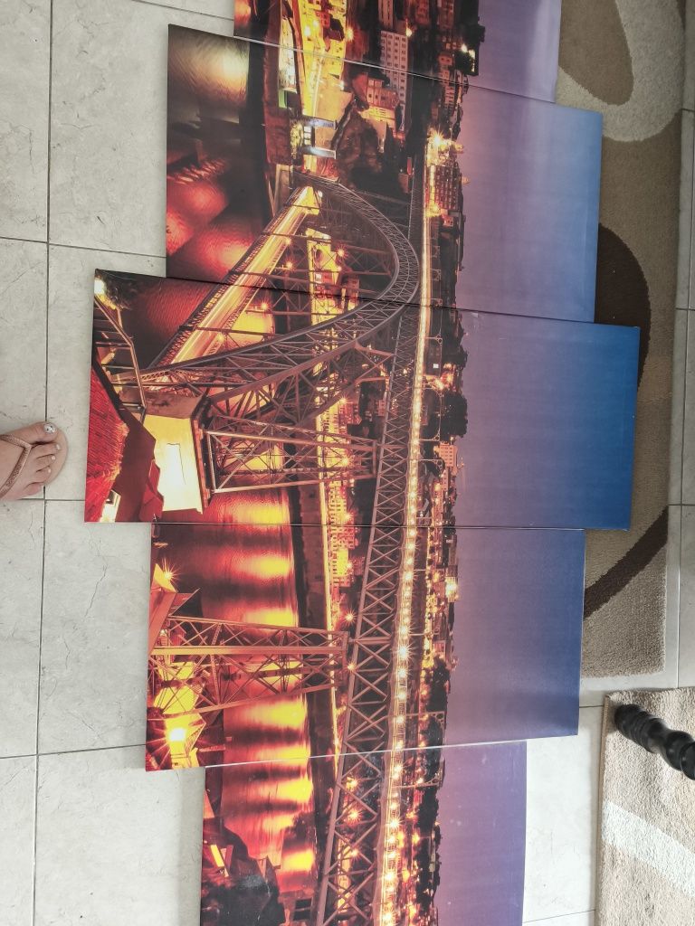 Quadro em lona com imagem do ponte dom Luís