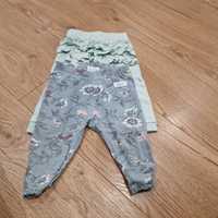 Spodnie legginsy dresy Newbie 62 Lindex falbanka