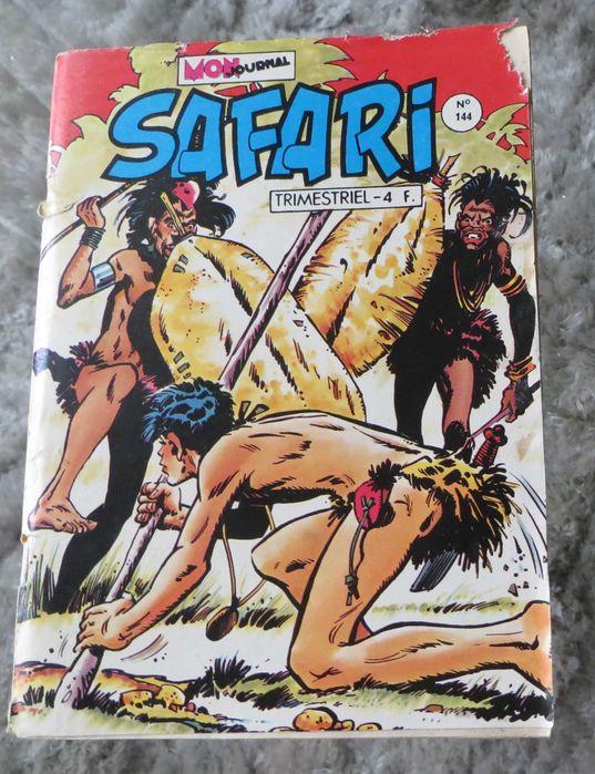 Livros BD Coleção Safari 2 livros Nº 144 e nº 154 - ano 83 Francês