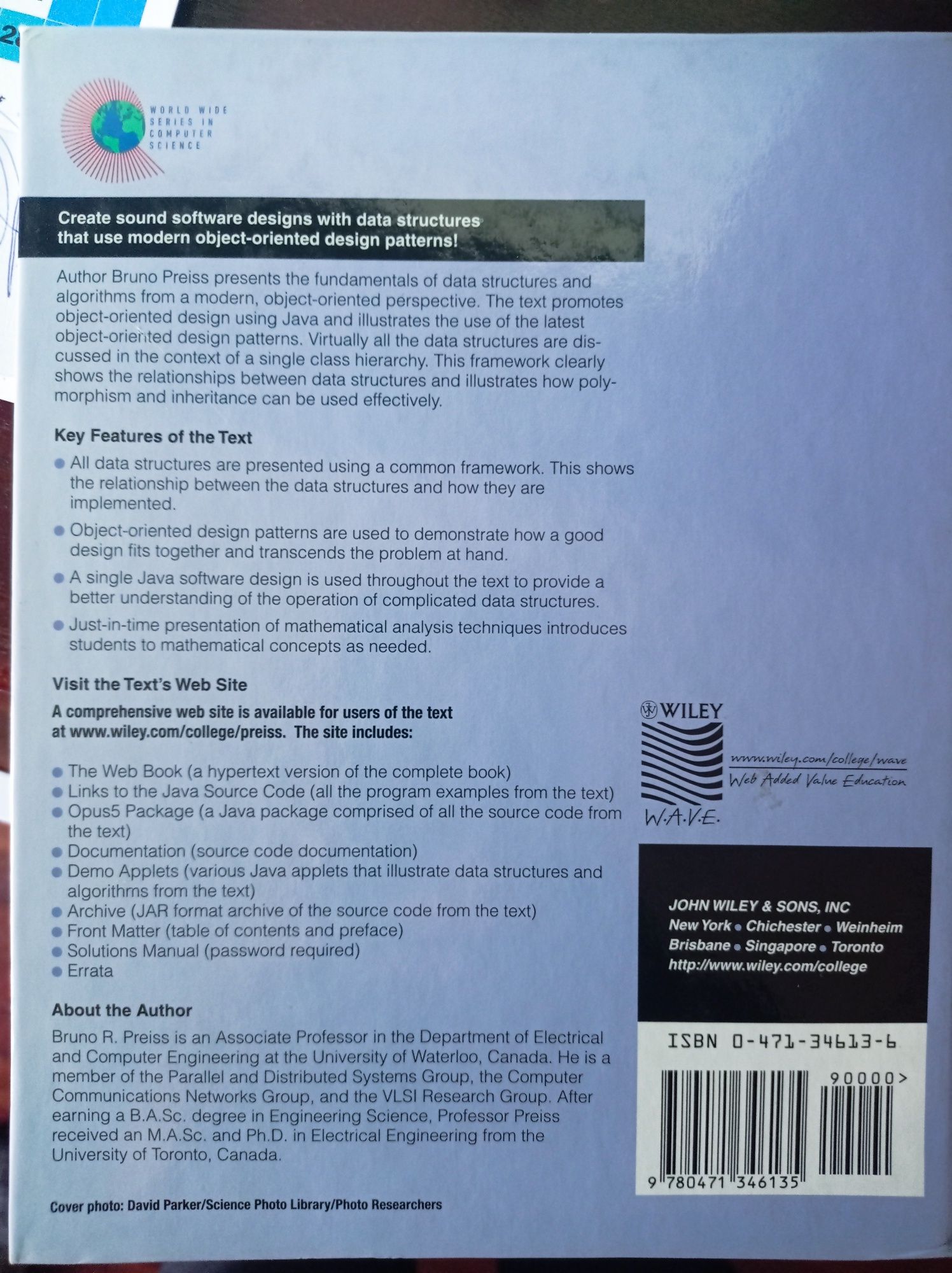 Data Structures and Algorithms with Object-Oriented Design Patterns in