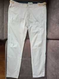 Męskie spodnie, beżowe, jasne, slim fit, r.34, przed kostkę, LCWVision