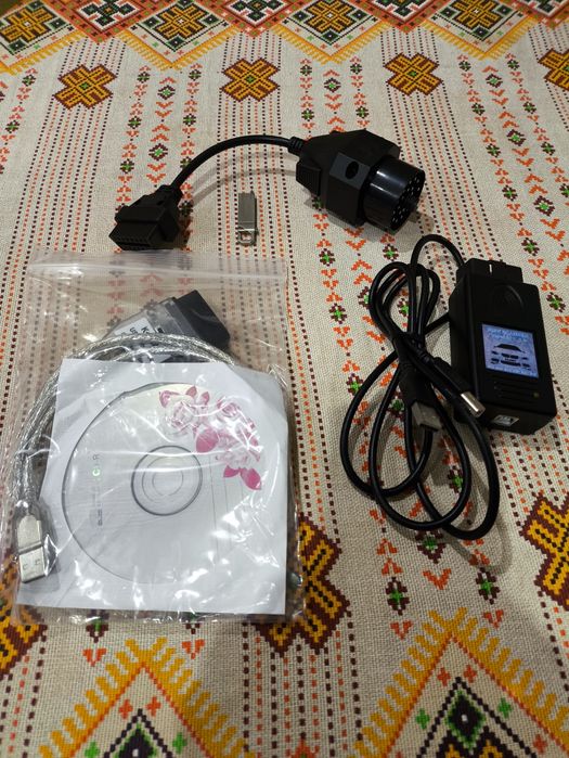 Діагностичний кабель шнур k dcan inpa Rheingold bmw scanner перехідник