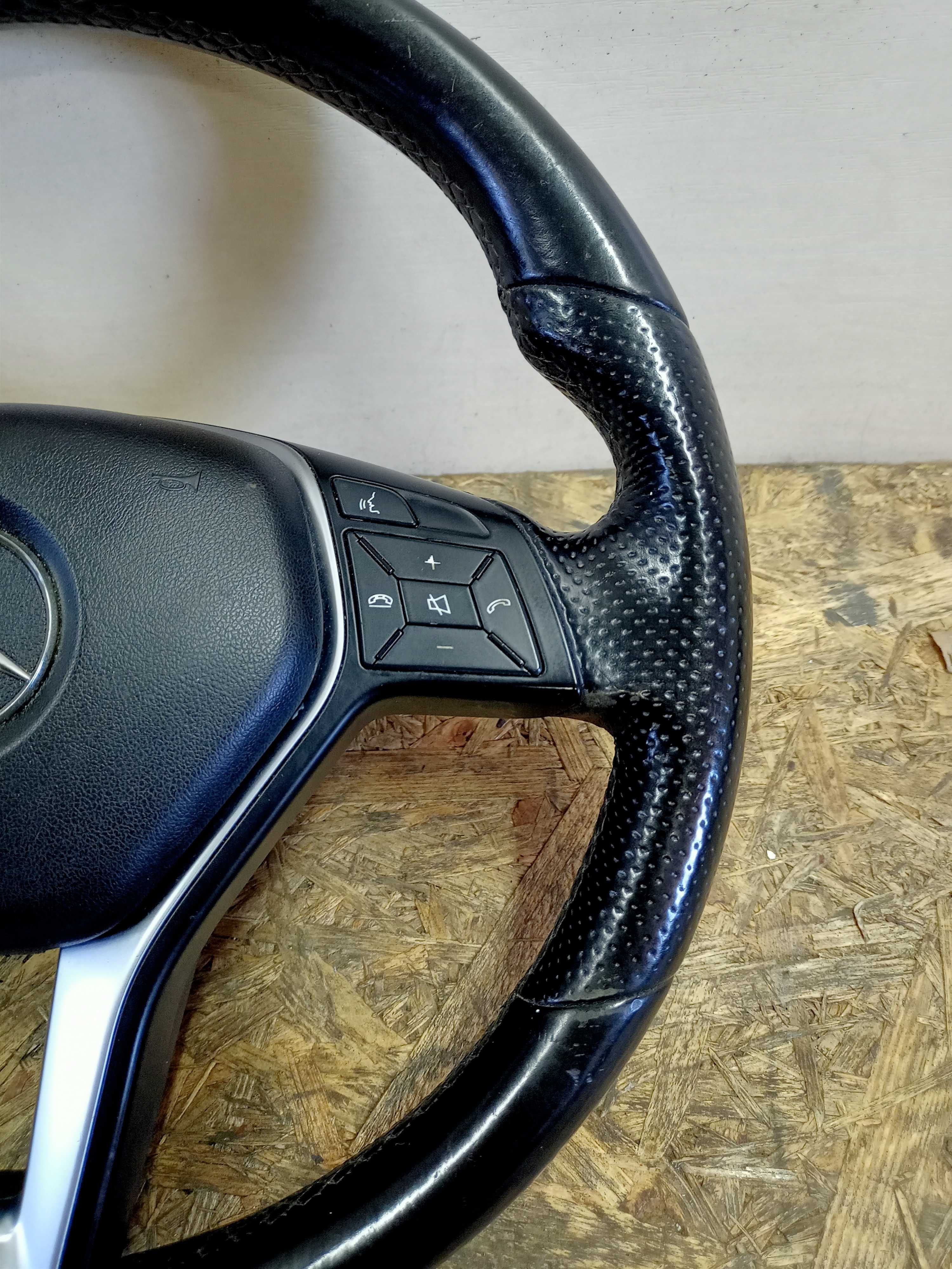 Mercedes W212 FL lift kierownica multifunkcja airbag oryginał skóra