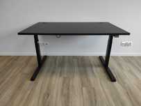 Biurko elektryczne MARO 130x80 cm – regulacja wysokości, ergonomiczne