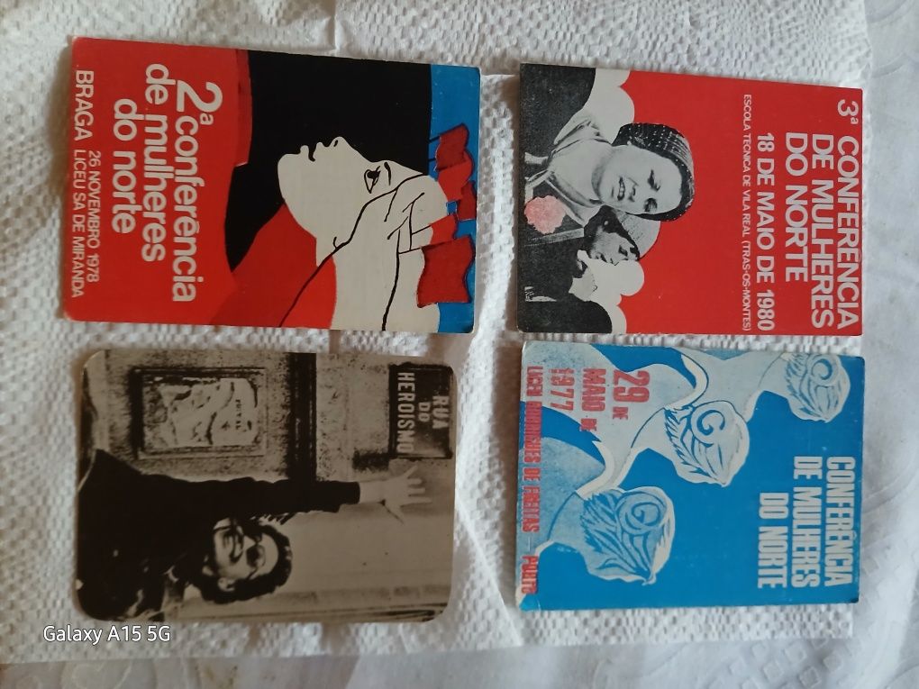 Calendários antigos de bolso