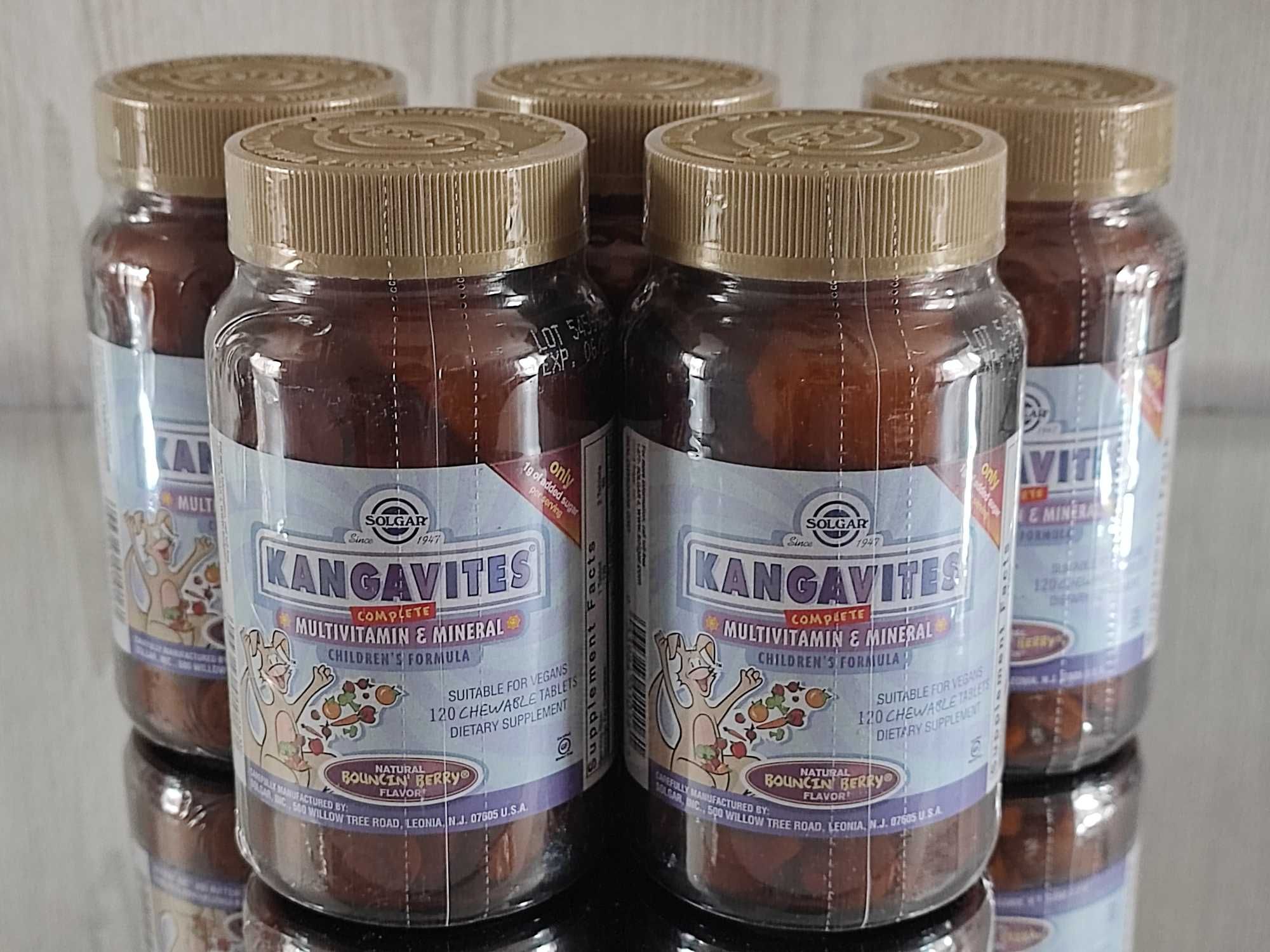 Вітаміни для дітей Kangavites Solgar, Кангавіт Солгар 120 шт