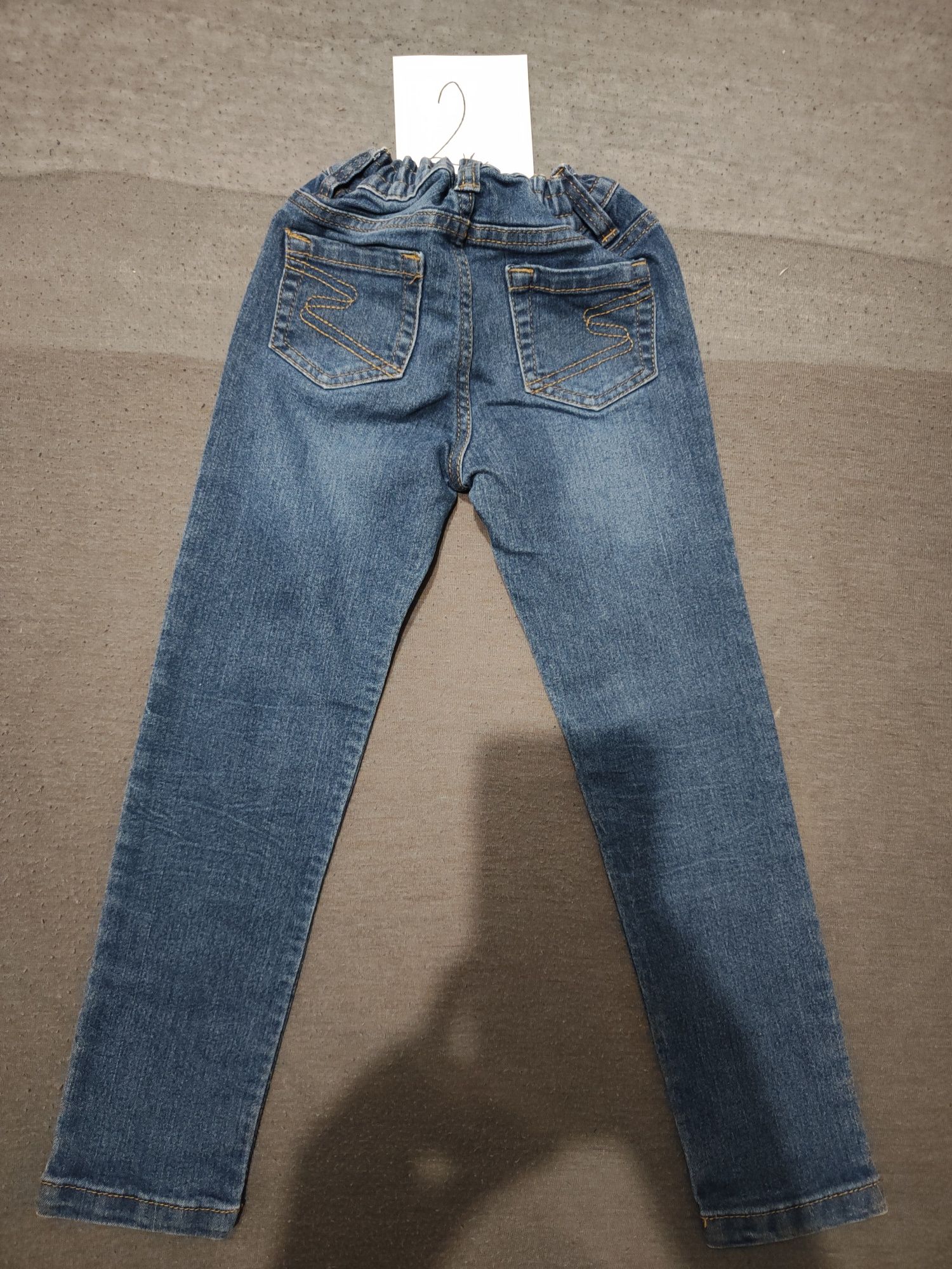 Spodnie chłopięce jeansowe r.110/116 cm.