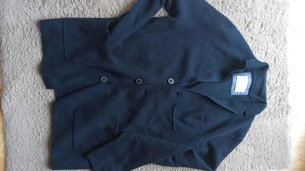Marynarka chlopieca Zara 164, cieplejsza, sweterkowa
