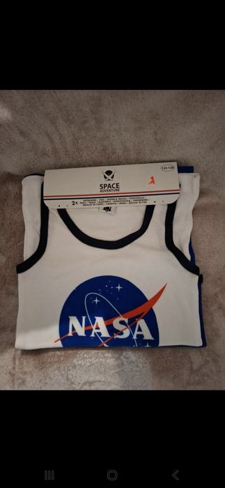 Podkoszulki chłopięce Nasa Spider Man 122 128 nowe z metką