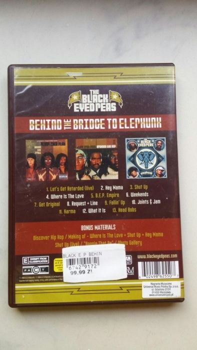 Dvd The Black Eyed Peas