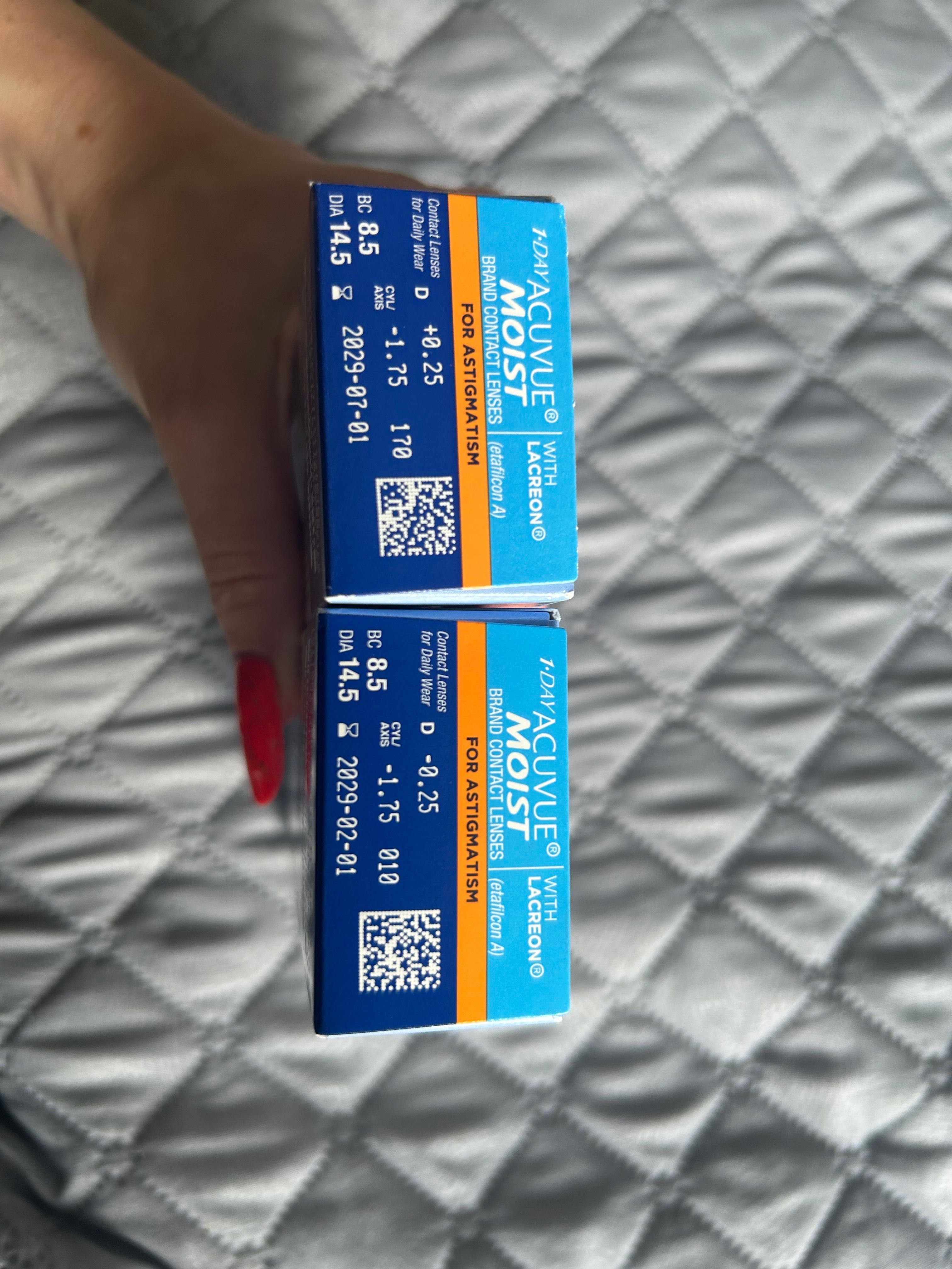 Sprzedam nowe soczewki Acuvue Moist Astigmatism