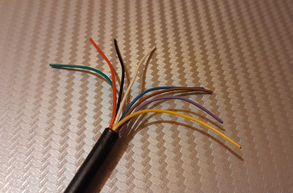 Kabel, przewód domofonowy ziemny żelowany XSTDYz8 SATEC, 8x0.5mm2
