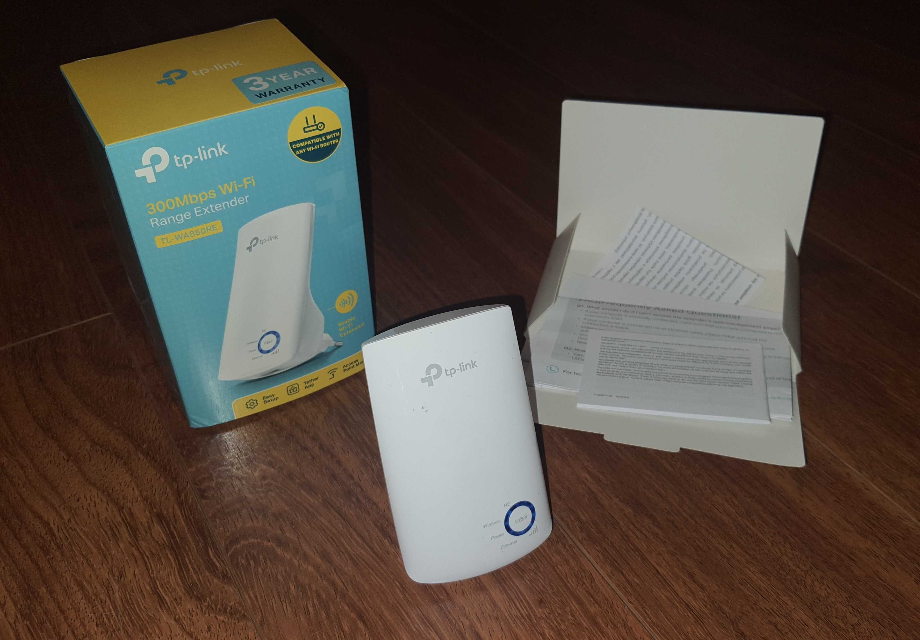wzmacniacz sieci tp-link 300Mbps Wi-Fi Range Extender tl-wa850re