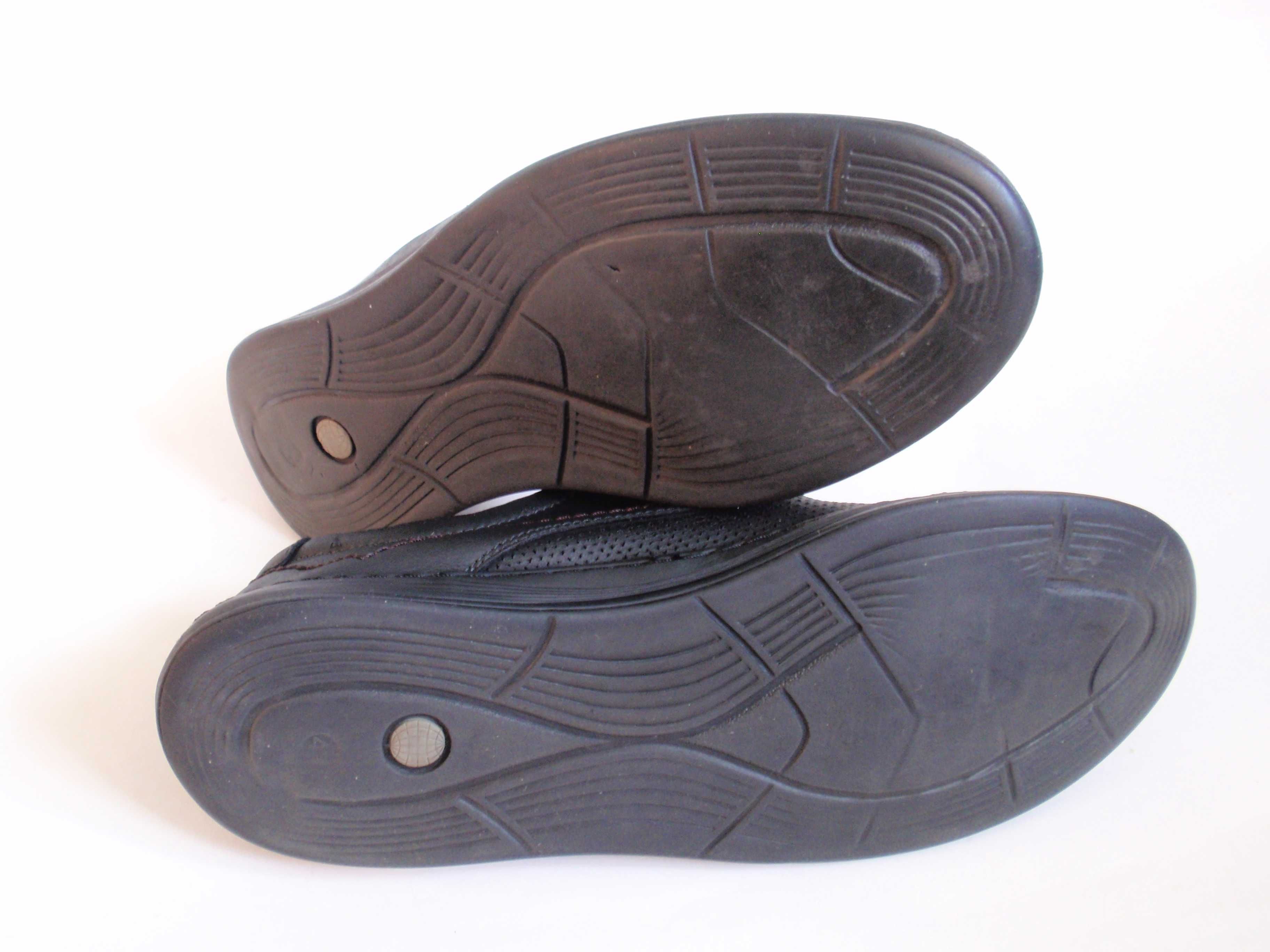 Półbuty męskie Lasocki Casual - skóra perforowana roz. EUR 43