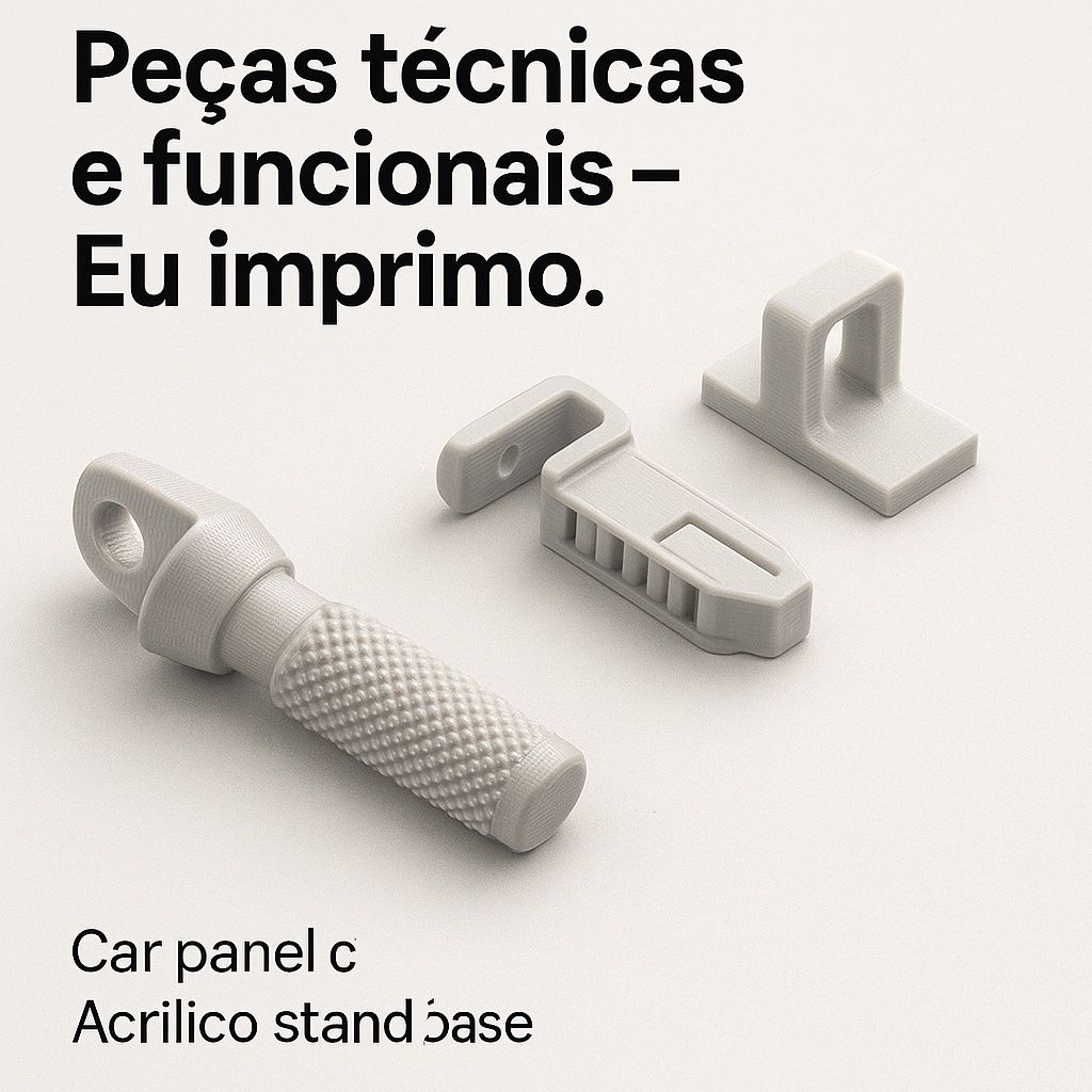 Transformo ideias em objetos – Impressão 3D por encomenda