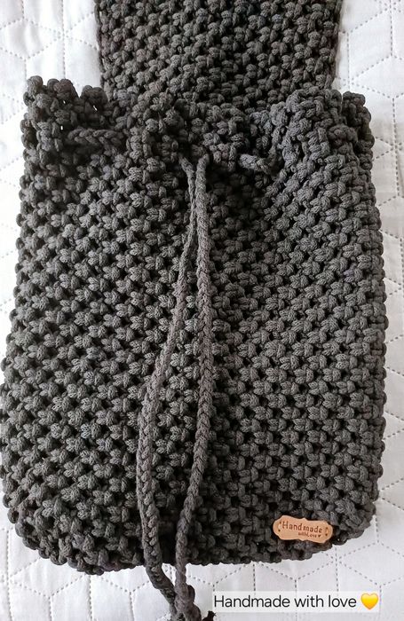Eco Plecaczek z Makramy - Handmade w stylu Boho