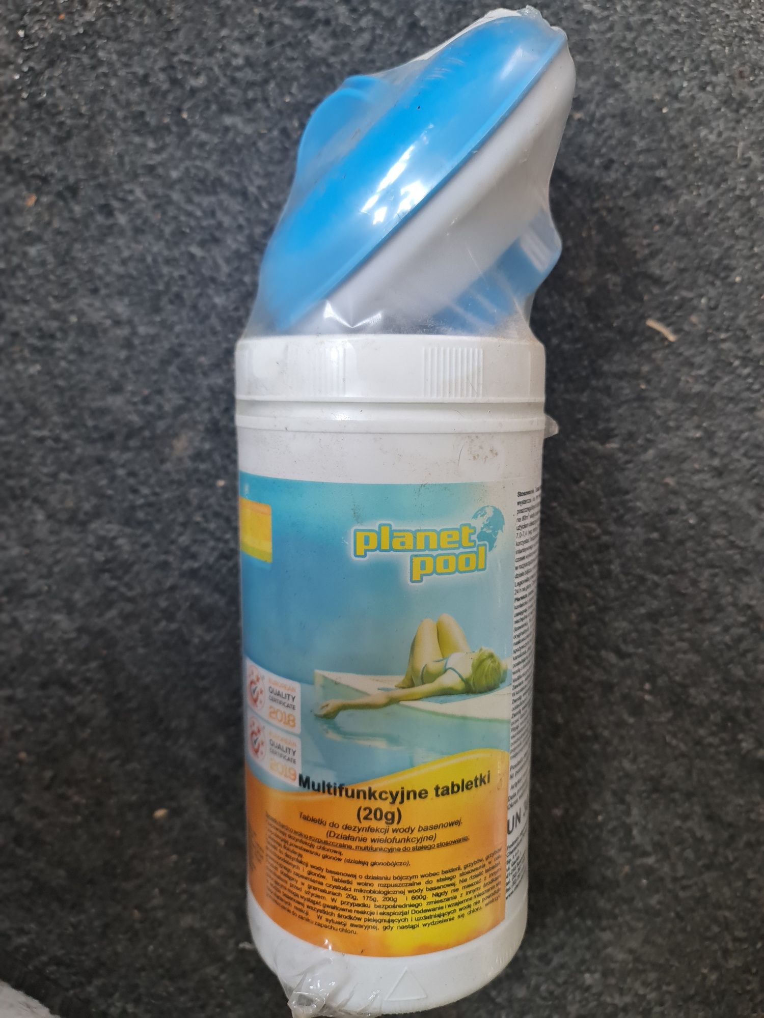 Chlor do basenu tabletki multifunkcyjne 20g (opak 1kg)