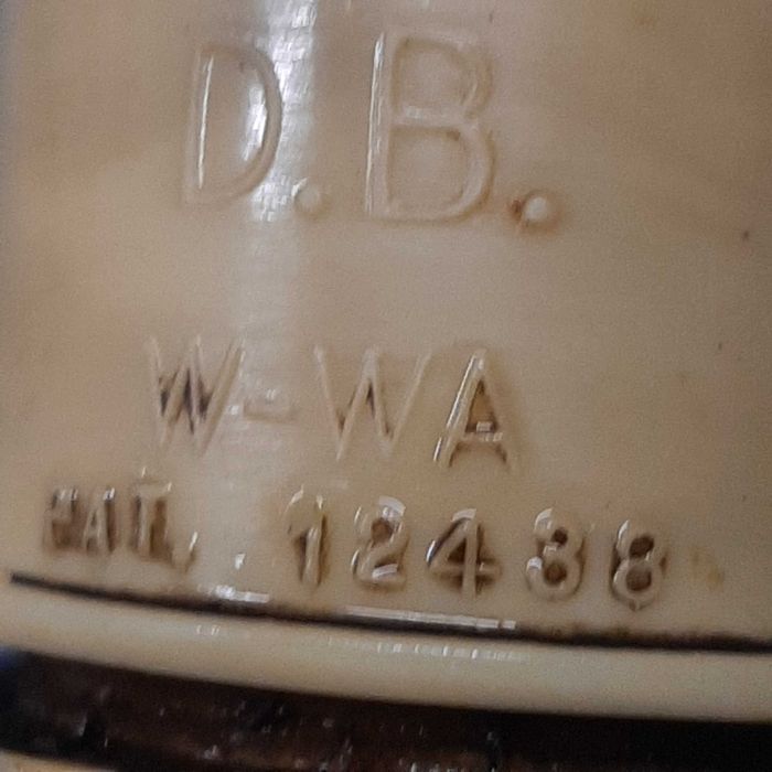 Syfon szklany zielony 1961r.