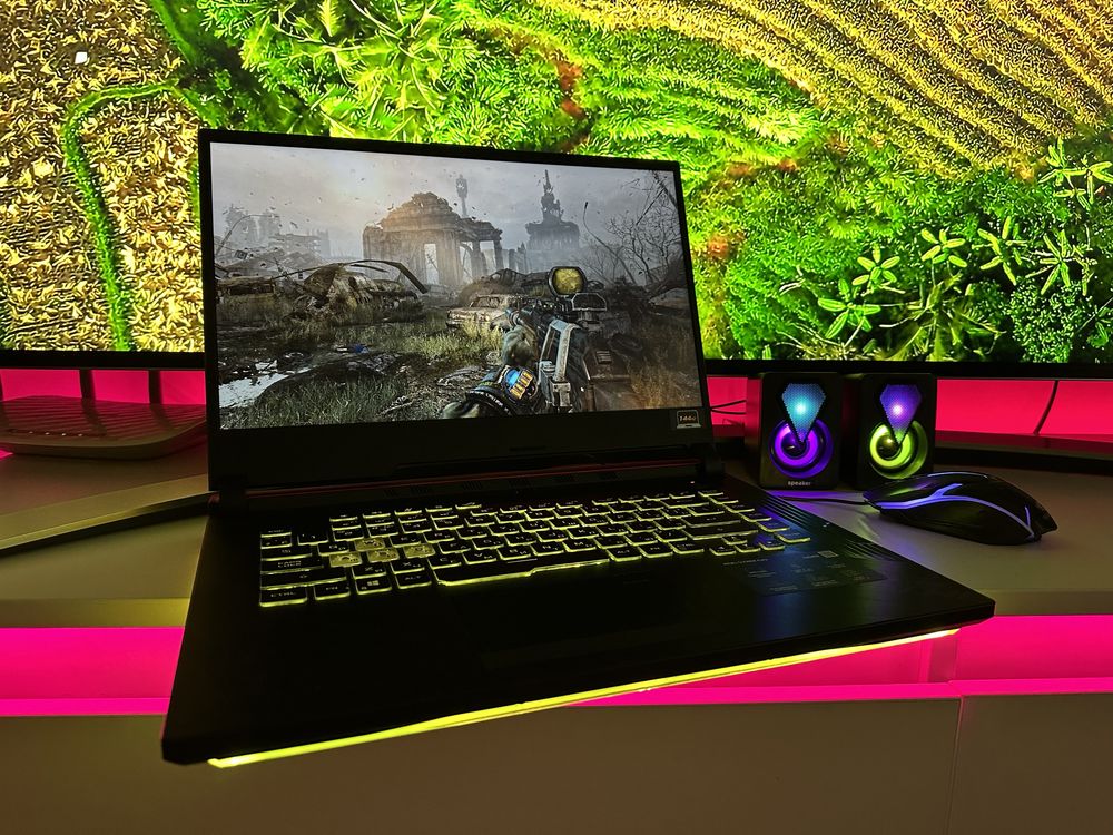 Ноутбук Игровой Как Новый ASUS Rog STRIX + Комплект Девайсов