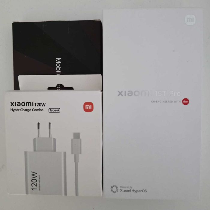 Xiaomi 15T Pro 512gb+Carregador120Watts+Capa+Cabo USB-C