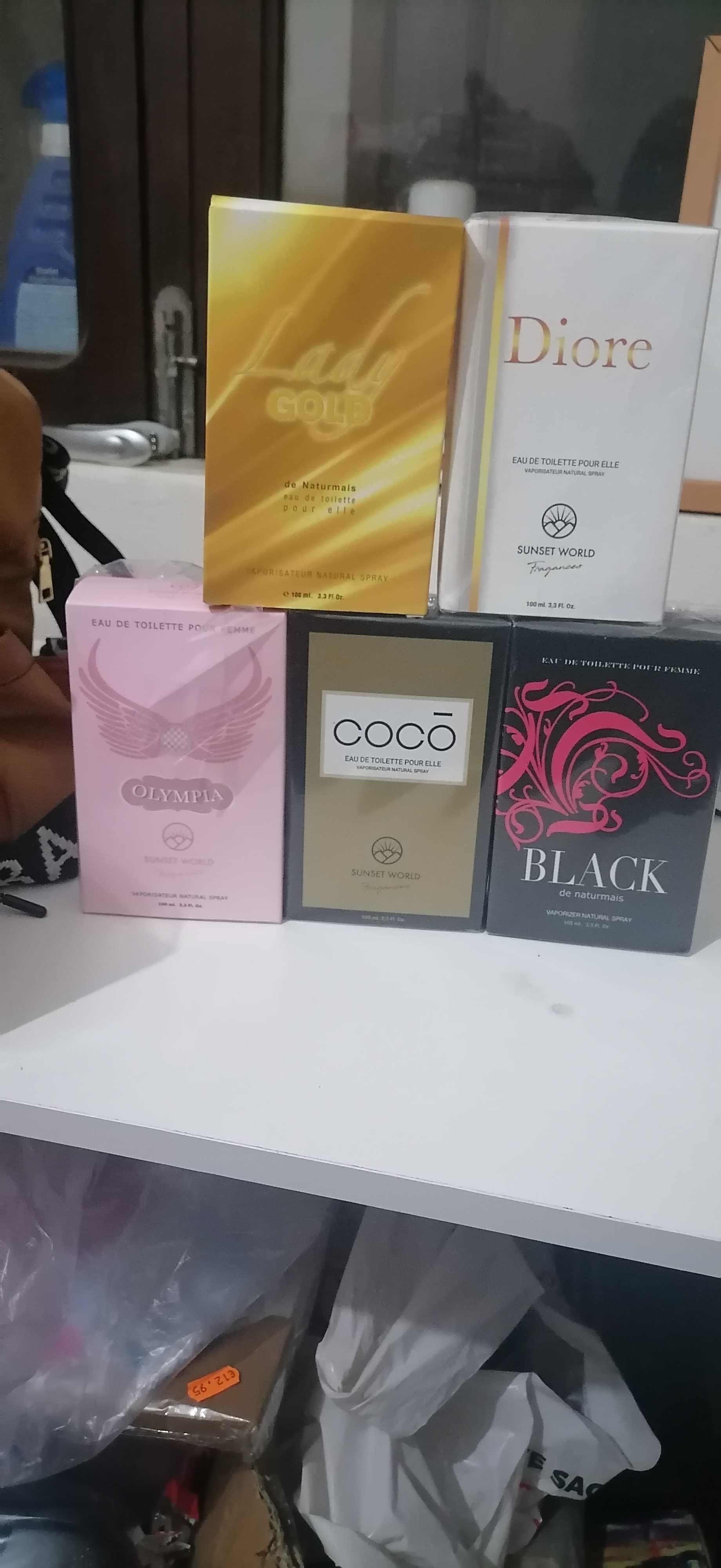 Perfumes homem e mulher