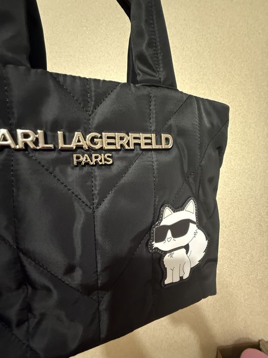 Сумка шопер Karl Lagerfeld чорна