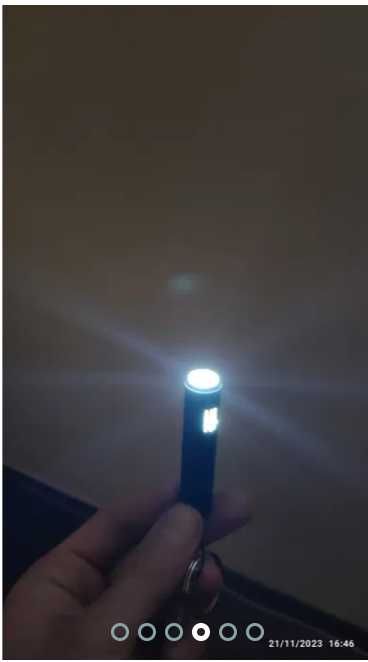 Mini latarka np.na klucze. Gadżet. Okazja !