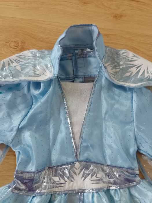 NOWY strój karnawałowy ELZA ELSA Kraina Lodu Frozen II 92/98 (37)